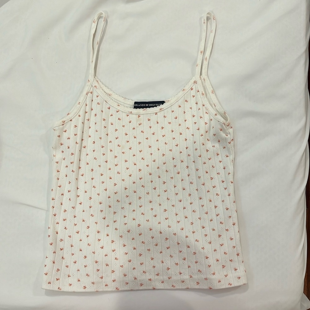 Brandy Melville Floral Tank